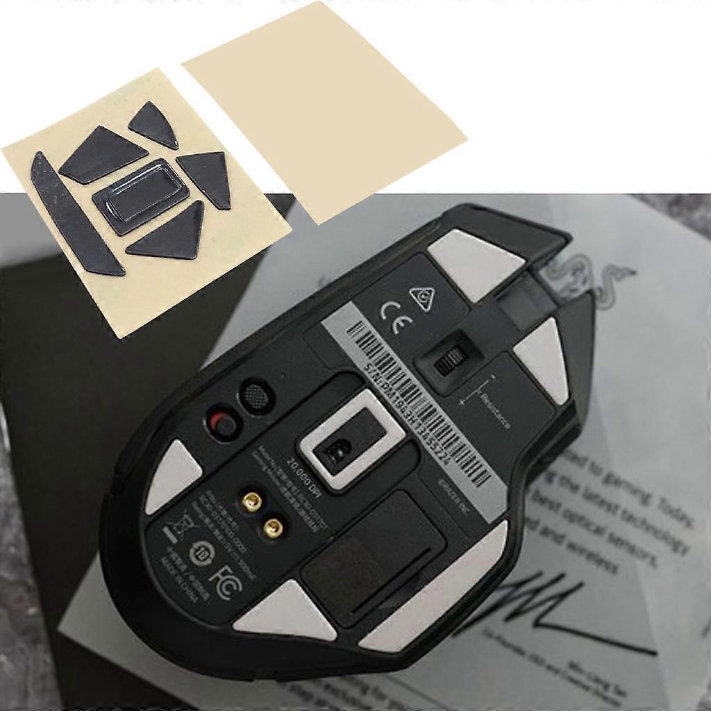 マウススケートマウスフットパッドステッカーRazerバジリスクアルティメットマウスグライドカーブエッジ1セット