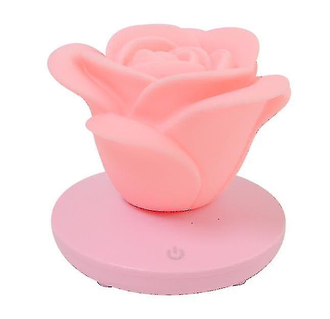 Rose Night Light Three-speed Touch Romantic Table Lamp Atmosphere Light