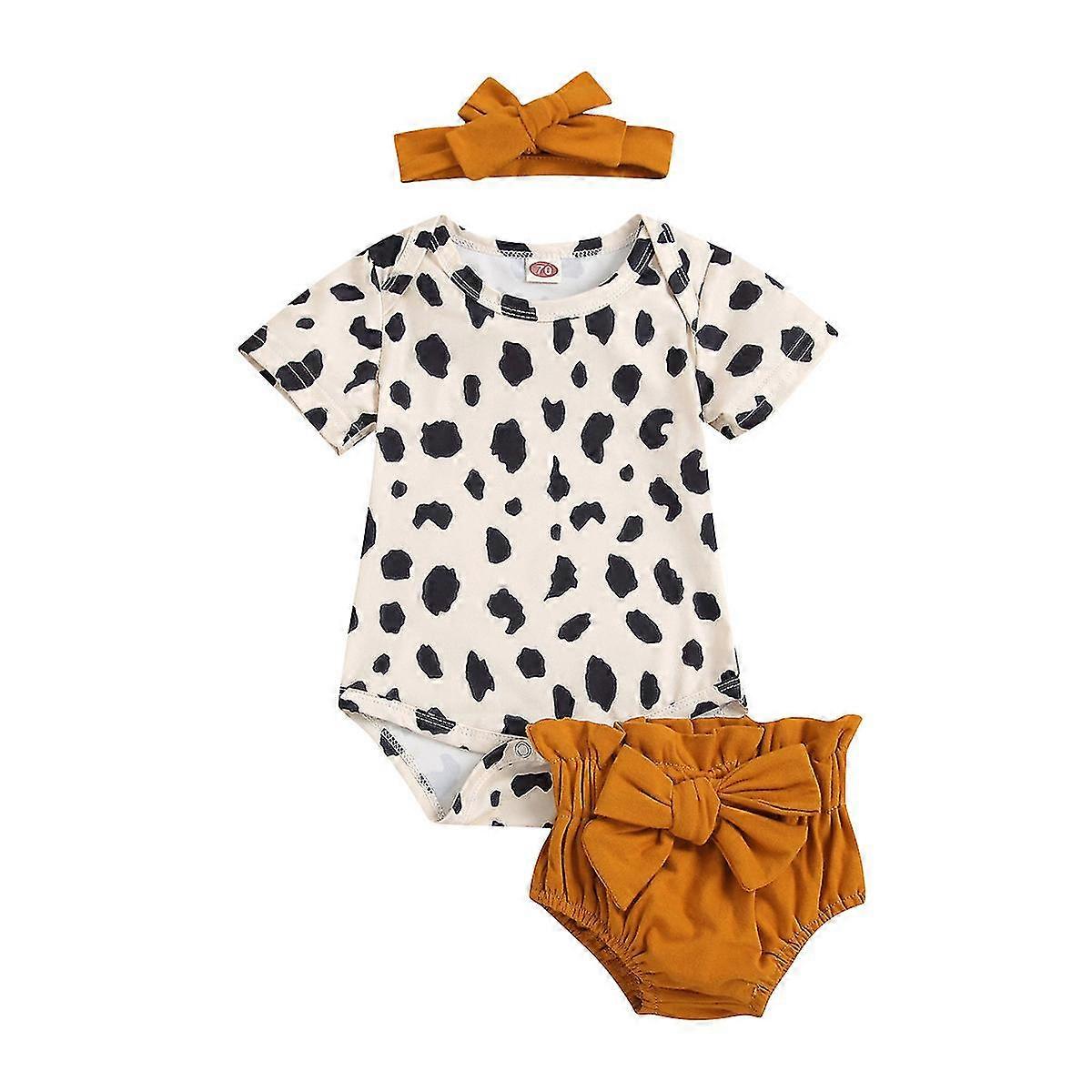 Leopard Print Baby Set