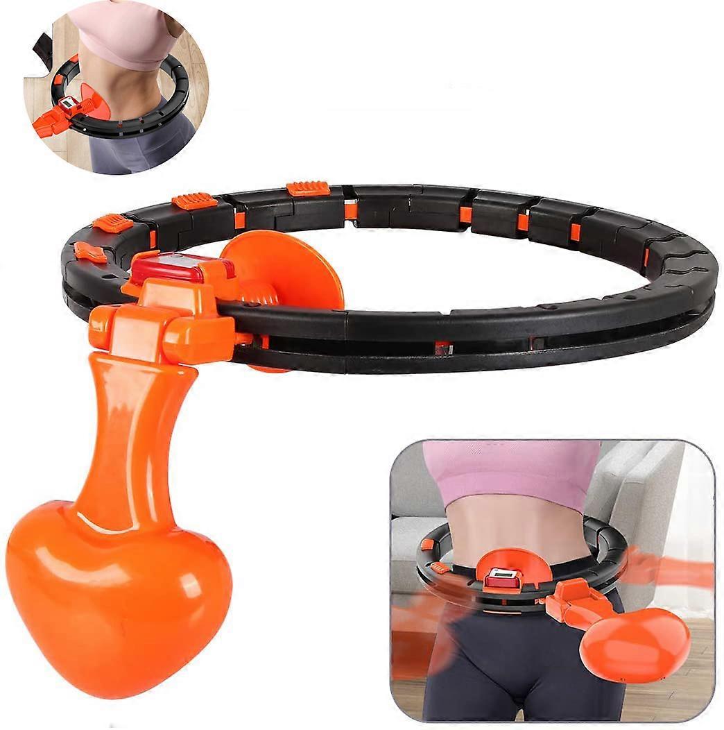 Fitness circle With Automatic Counting,Adjustable Slimming Exercise The Artifact Sports Equipment Suitable For Adults For Home Training