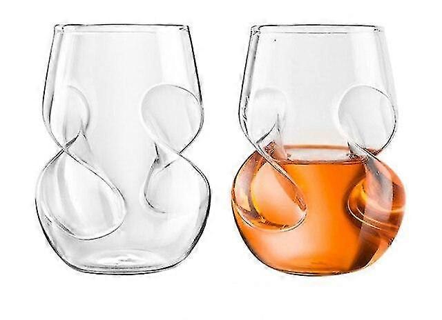 helix spiral fashioned whiskey glass artistic modeling chivas whisky