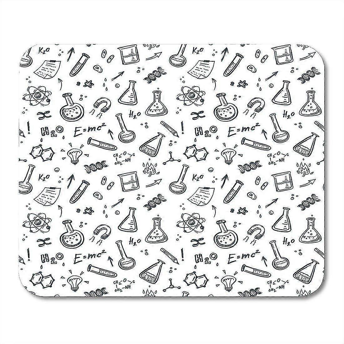 math equations physics geometry white trendy pads gaming unisex