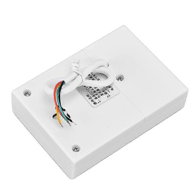 12v káblový elektronický zvonček Dingdong Vyzváňací tón 90db Biely prístupový systém pre hotelový dom