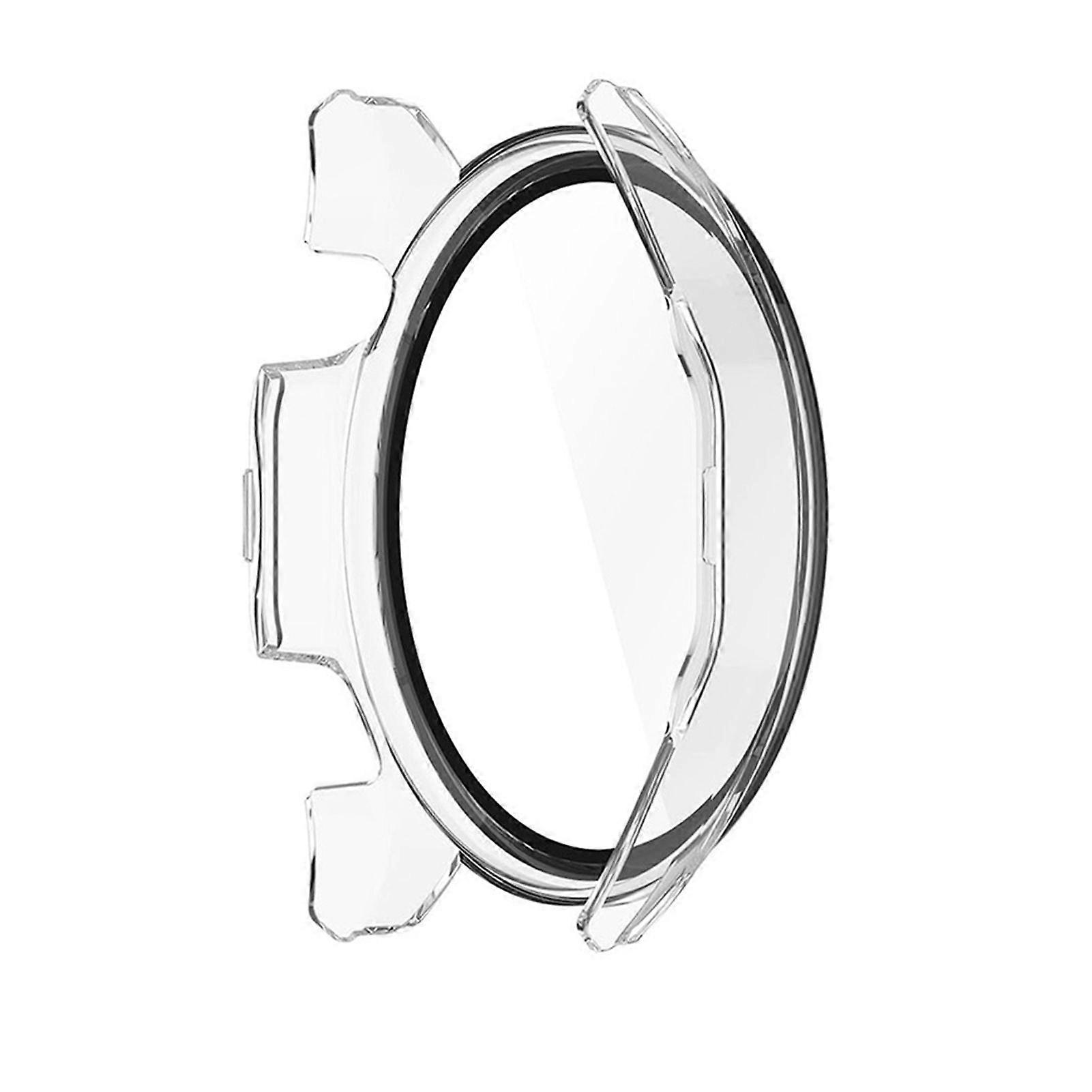 Full Cover Glass PC Case Touch Responsive Easy Install 41/46mm High Translucency Watch Protective Case Compatible Huawei Watch GT4