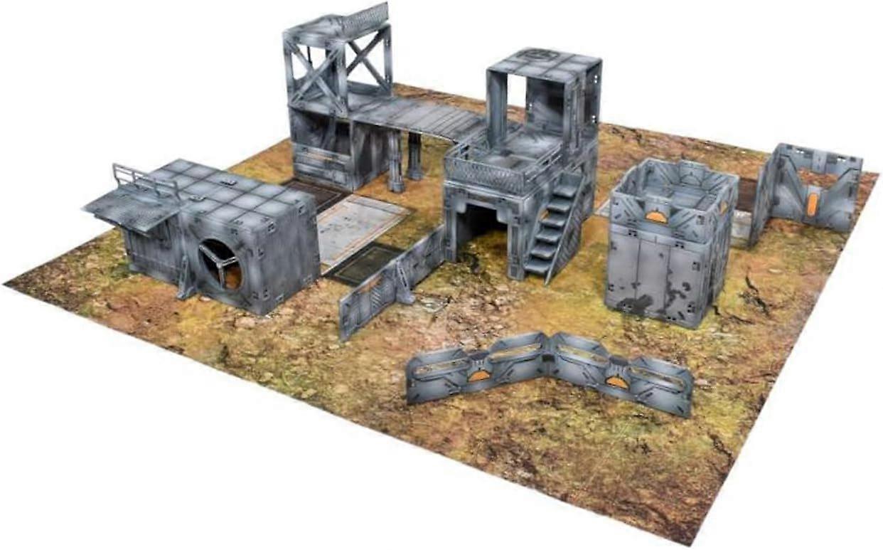 Halo Flashpoint Deluxe Buildable 3D Terrain Set Board Game