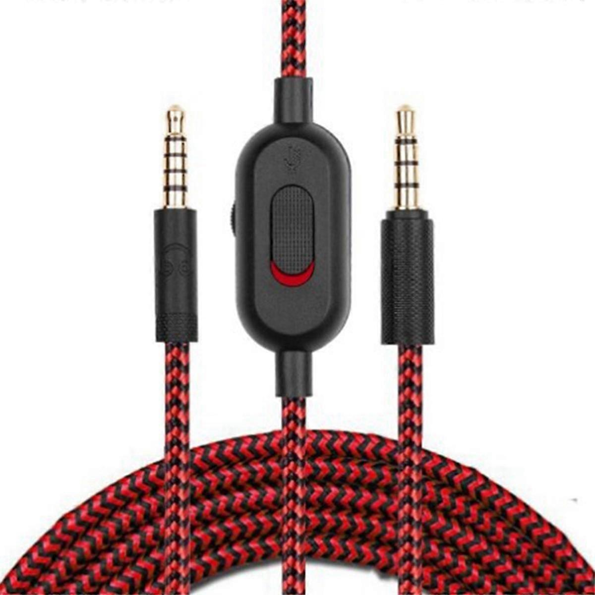2M Replacement Audio Cable for GPRO X, G233, G433 Headphones Includes Volume Control and Mute Funct