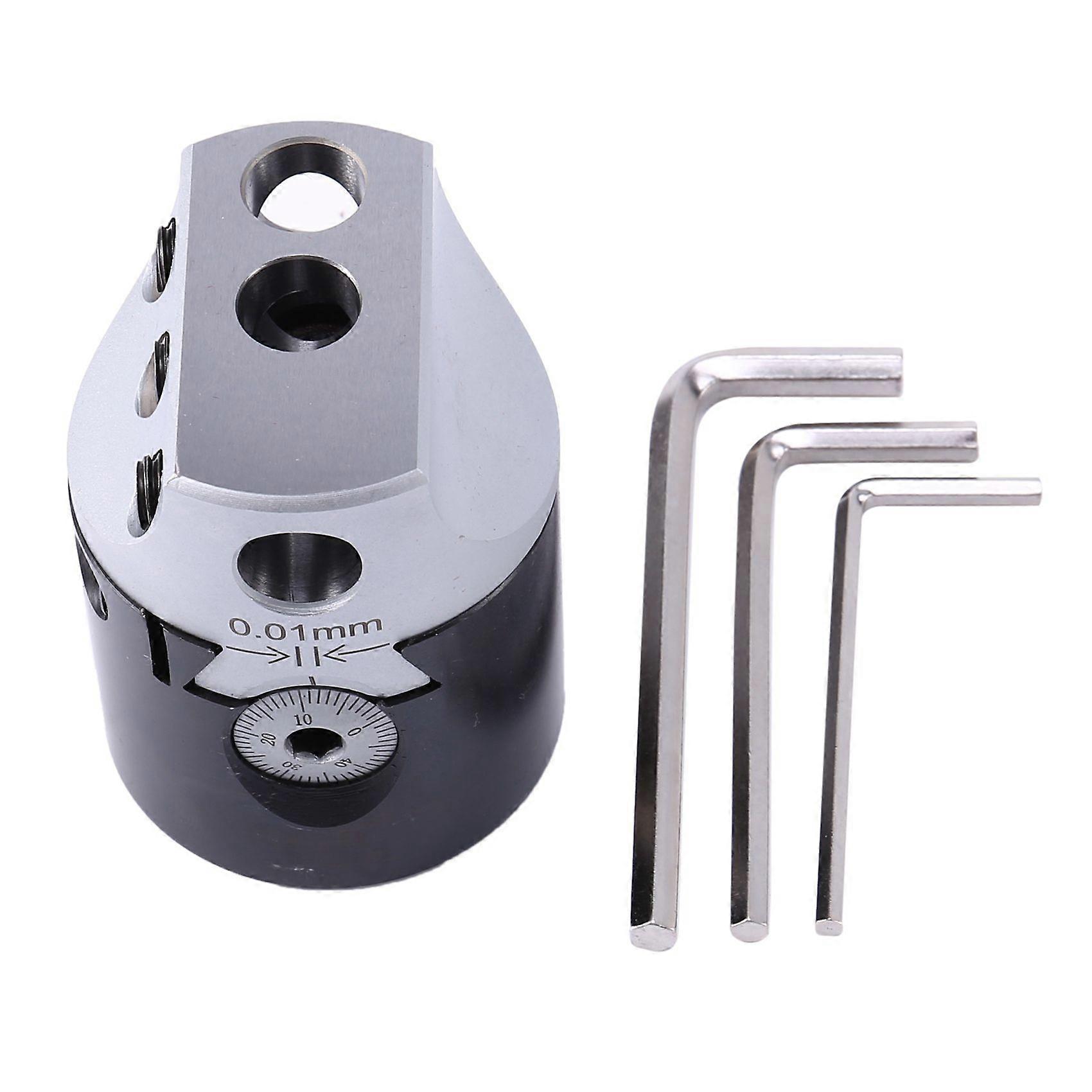 2Inch 50Mm F1 Type Boring 12Mm Lathe Boring Bar Milling Holder For Mt2 Mt3 R8 Shank Milling Machine