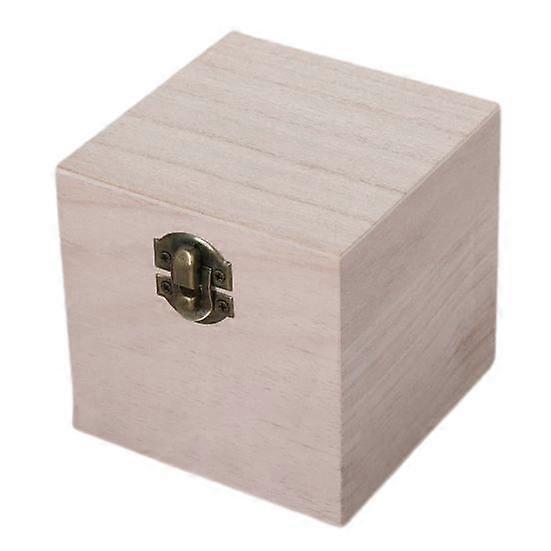 Wear-resistant Compact Design Decorative Retro Style Square Shape Clamshell Storage Box Storage Holder