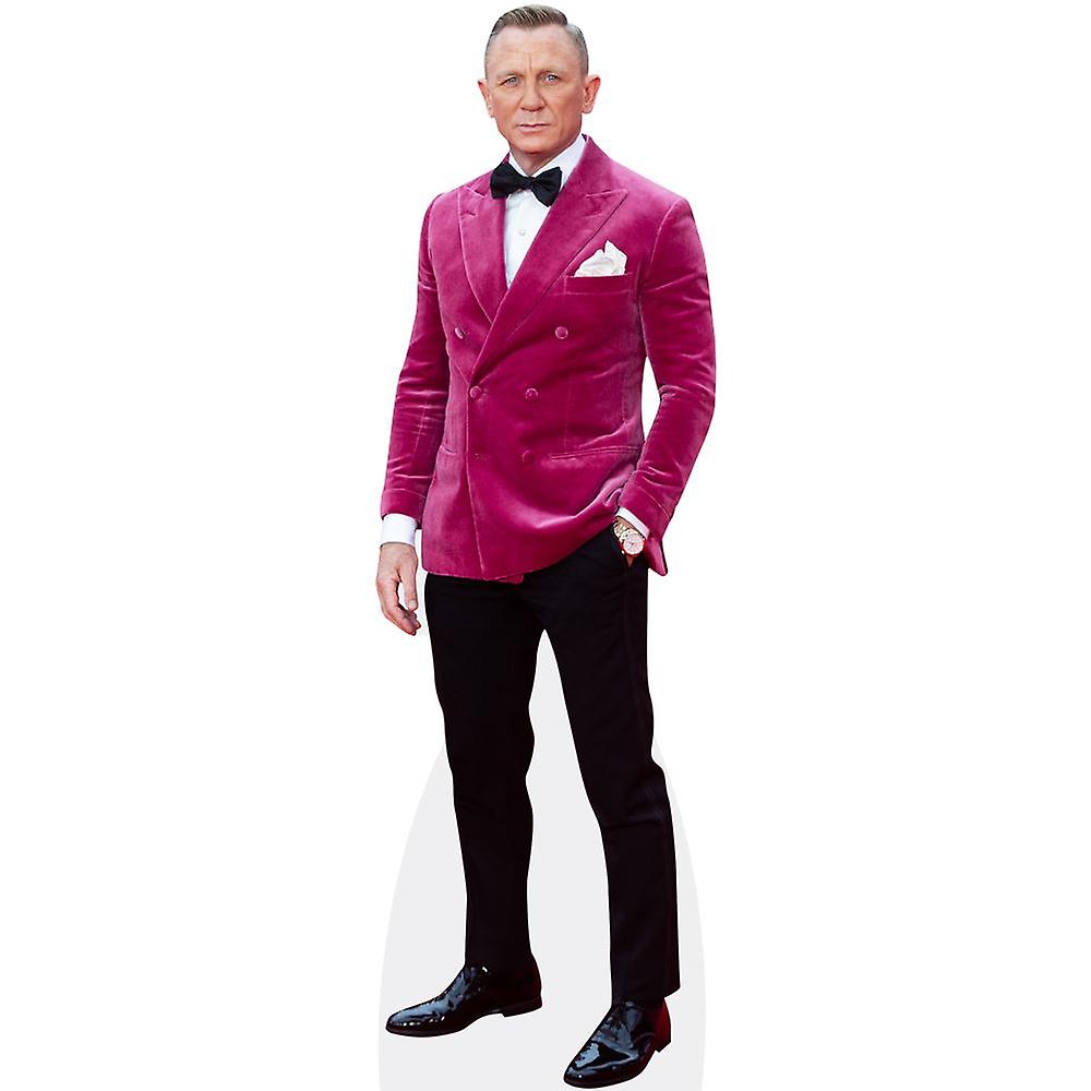 Daniel Craig (Pink Jacket) Cardboard Cutout (lifesize OR mini size). Standee. Stand Up.