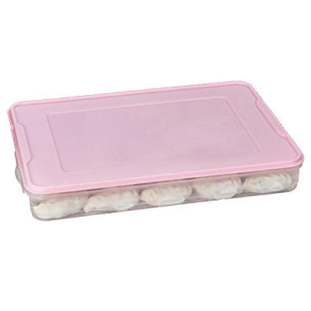 4-layer Food Dumplings Meat Storage Box With Lid Leak-proof Container Holder