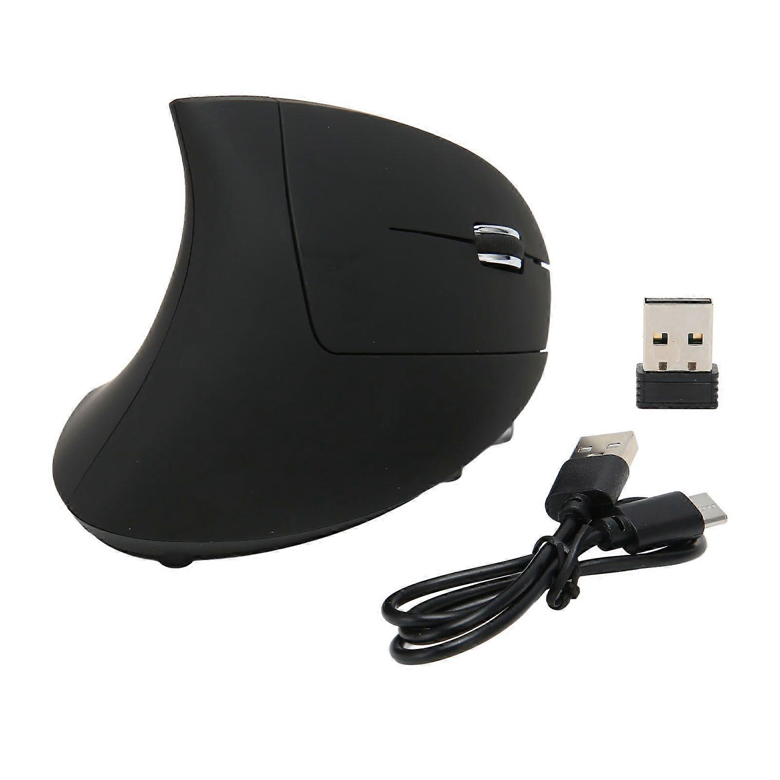SBSGV Vertical Mouse 2.4Ghz Wireless 3 DPI Breathing Light Quiet Plug and Play Ergonomic Wireless Mouse for Gaming Working