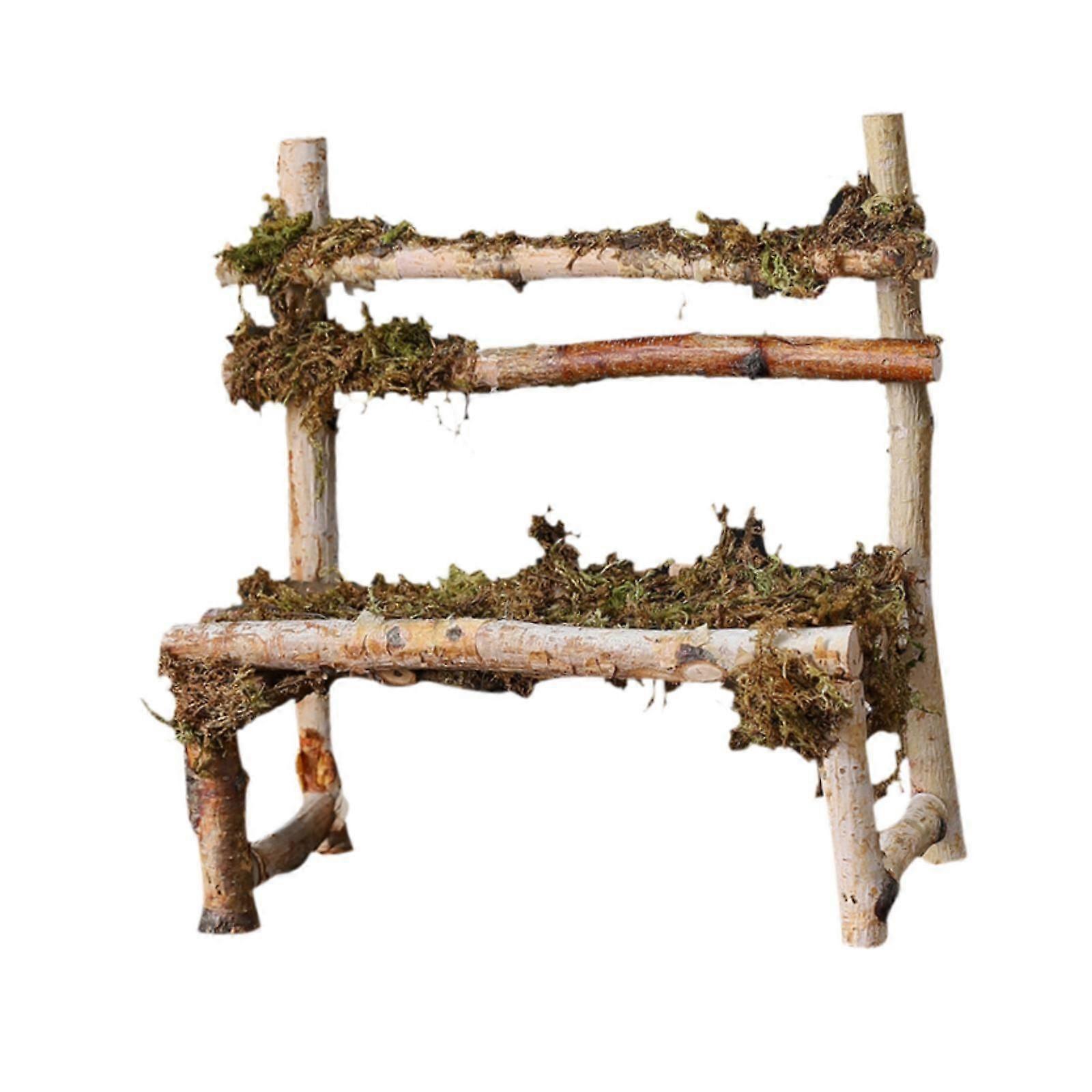 كرسي تمثال عيد ميلاد هدية عمل فني تمثال خشبي لرف الكتب داخلي ارتفاع المكتب 14.8 سم