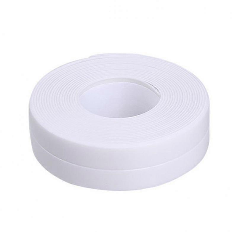 3.2/1M Waterproof Wall Sticker Self Adhesive PVC Sealing Tapes Sink Stove Crack Strips For Kitchen Bathroom Bathtub Corner Sealant Tape ZPG