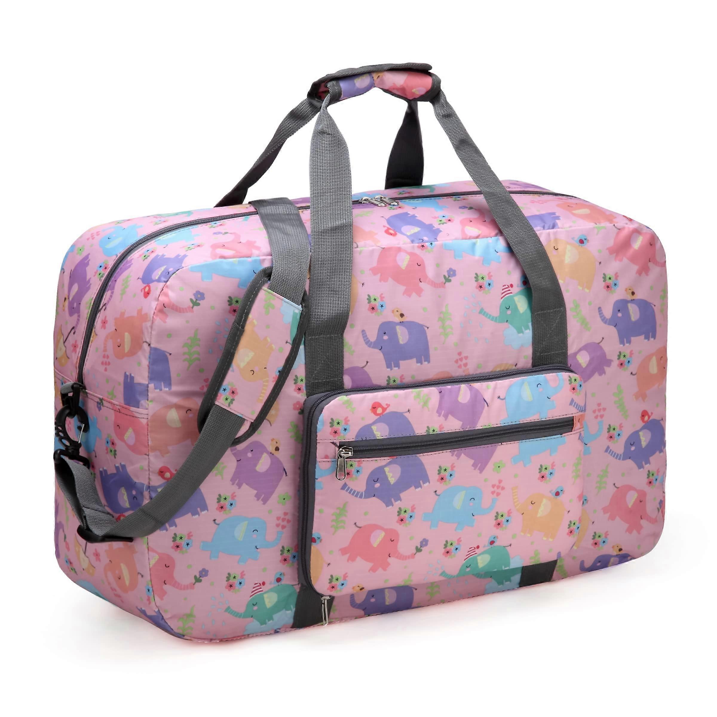 Foldable Weekender Duffle Bag with Shoulder Strap