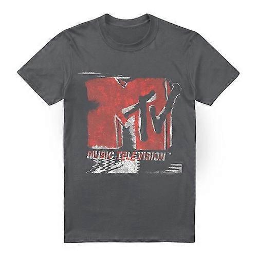 MTV Mens Washed Out Logo T-Shirt