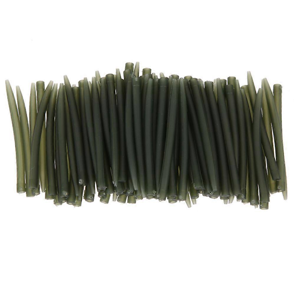 100PCS Anti-unscrew River Fishing Terminal Guides with Rubber Tube for Connecting with Hook Fishing Tools