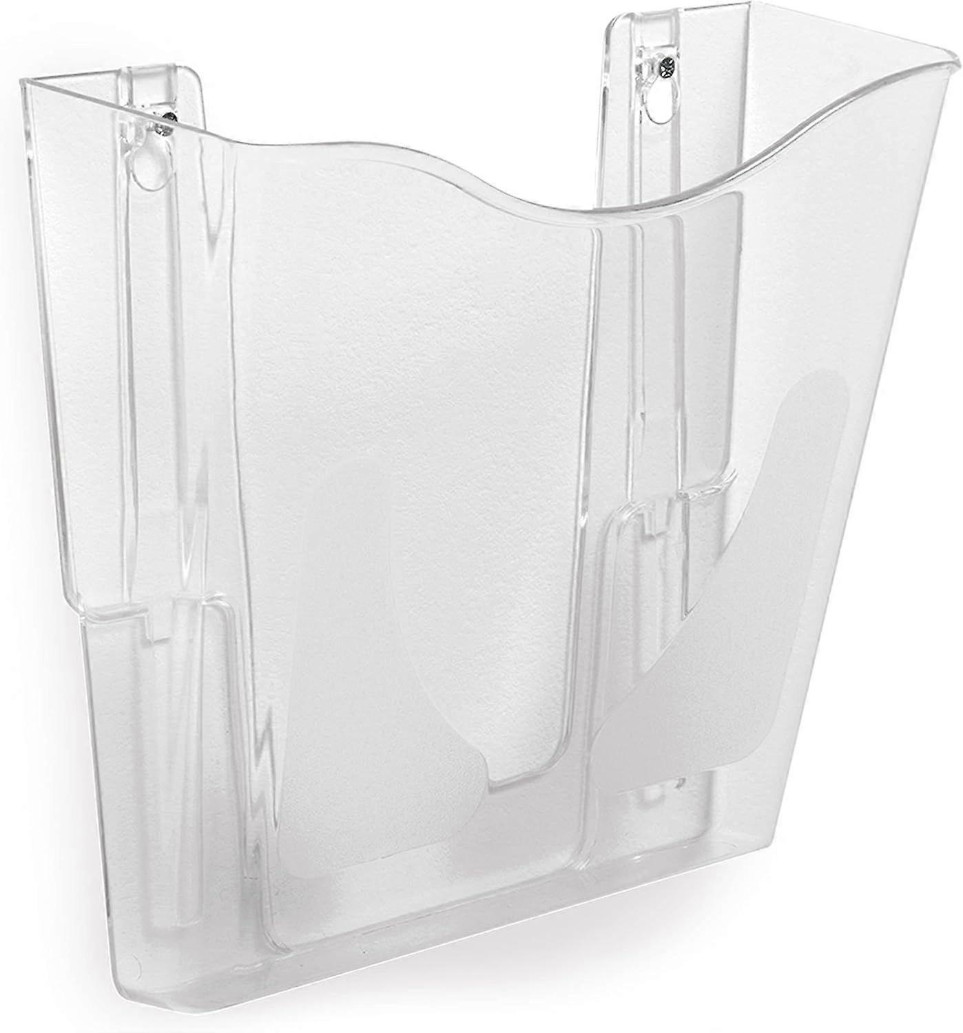 Acrylic File Holder, File Holder A4 Wall Display - Vertical - A4 Clip