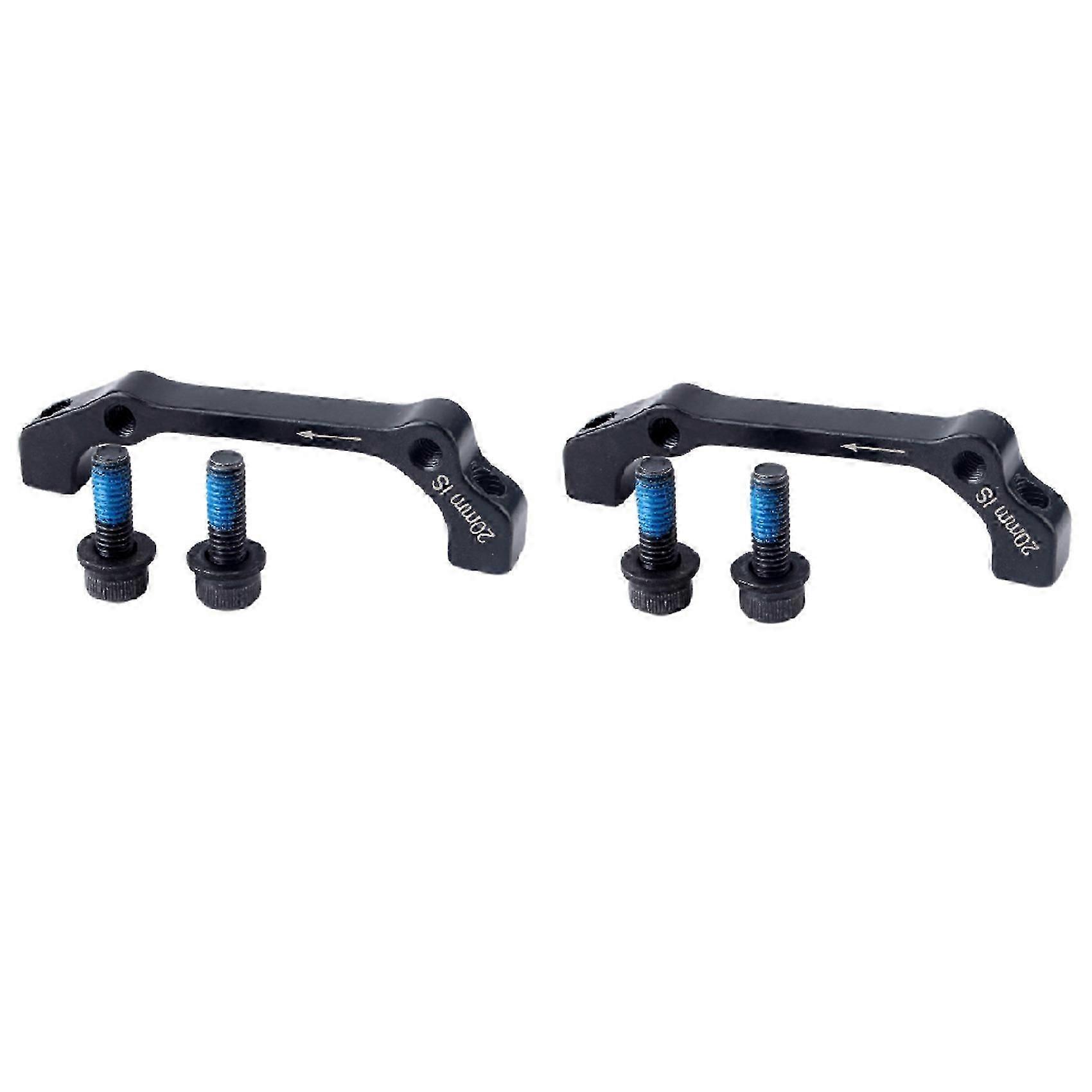 2X Disc Brake Caliper Mount Adapter Is/Post Front 180Mm Rear 160Mm compatible with