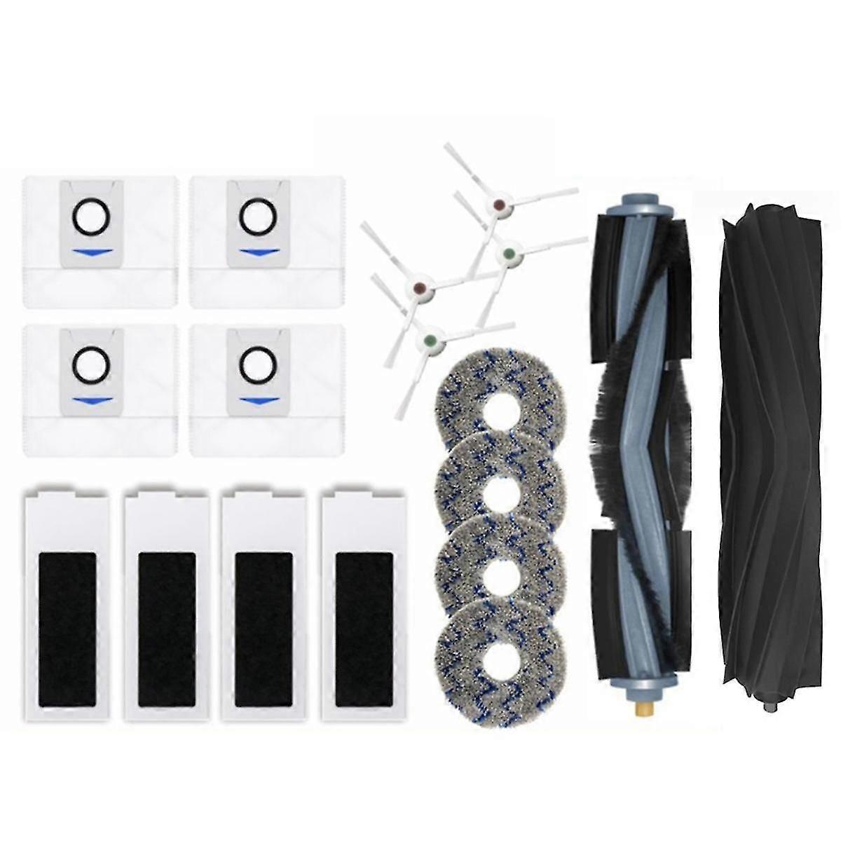 Accessories Kit For Deebot T20 Omni/t20 Pro/t20 Max Robot Vacuum Main Side Brush Mop Cloth Hepa Fil