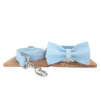 Dog For Cat Safety Breakaway Collar Leash Set Cute Adjustable Bowknot Collar Lea