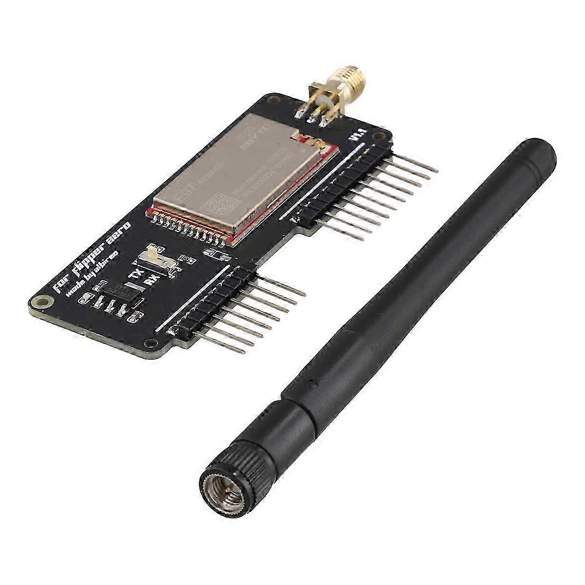 高利得CC1101拡張ボードは、433Mhzアンテナを備えたSub Ghzワイヤレスモジュールと互換性があります