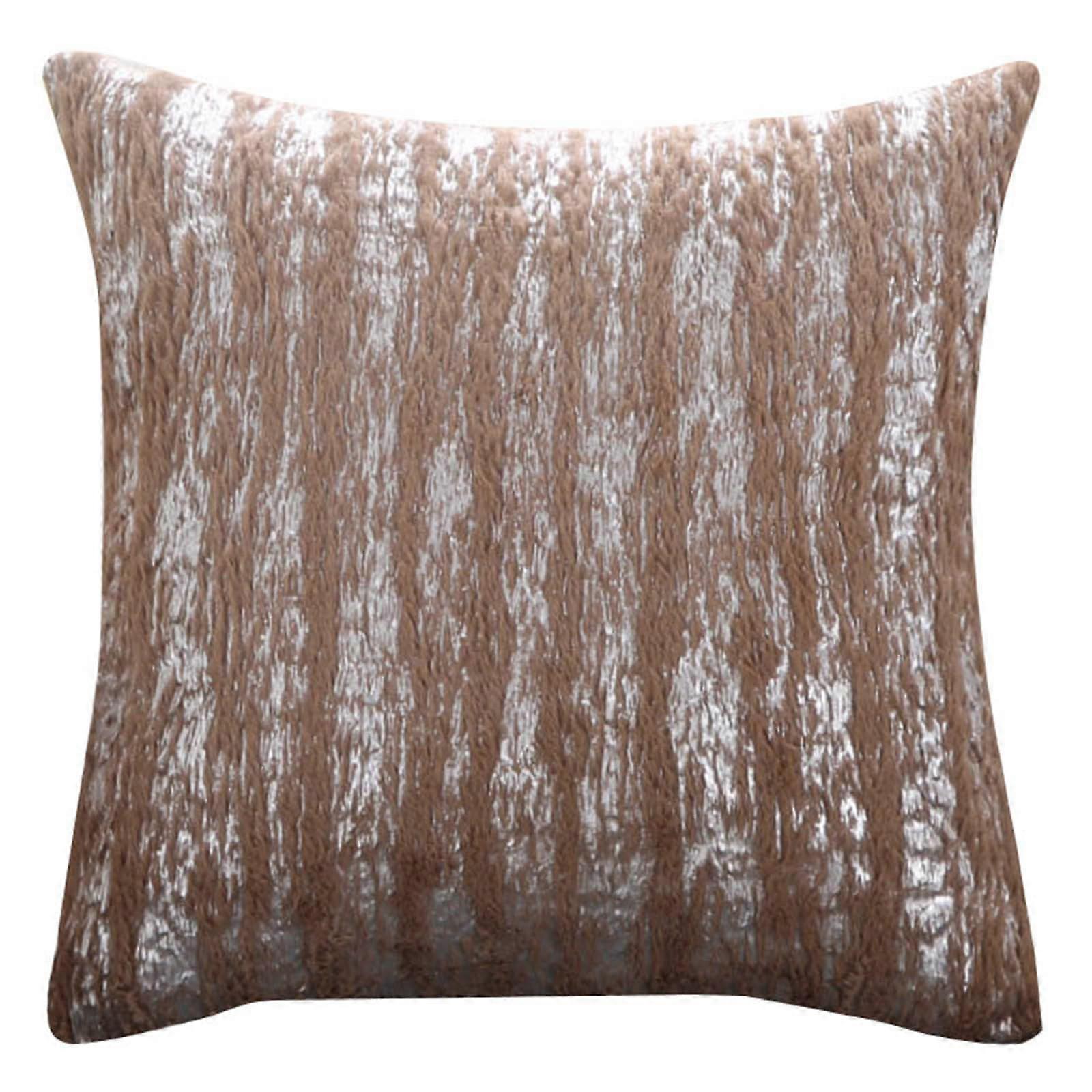 Pillowcase Throw Home Pillowcase Solid Color Sofa Cushion Fabric Bedside Case