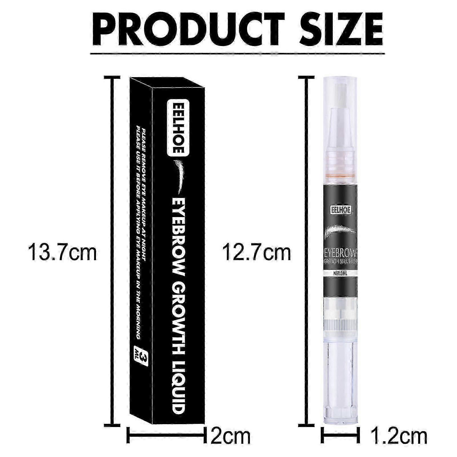 Crayon à sourcils Liquide de croissance épais Naturel sourcil nourrissant et améliorant le liquide nourrissant les sourcils