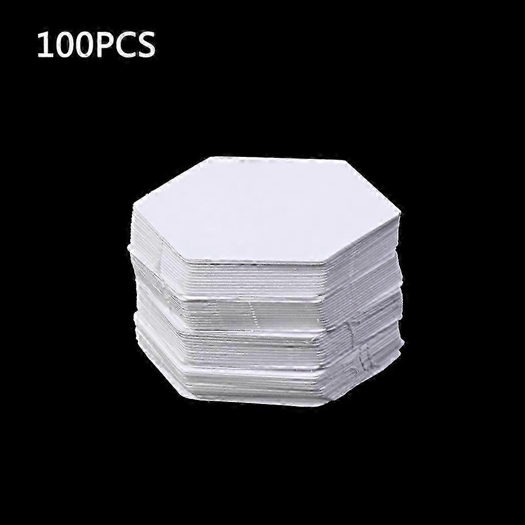 Șabloane hexagonale Set de 100 DIY Patchwork Cusut Meșteșuguri Consumabile Instrument