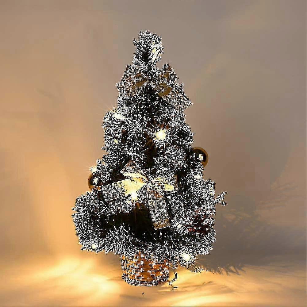 40cm Mini Desktop Christmas Tree with Lights - for xinhan