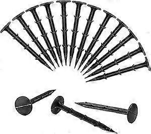 Pack of 100 Anchor Stakes for Weed Control Fabric - Extremely Stable - Unbreakable Plastic Stakes