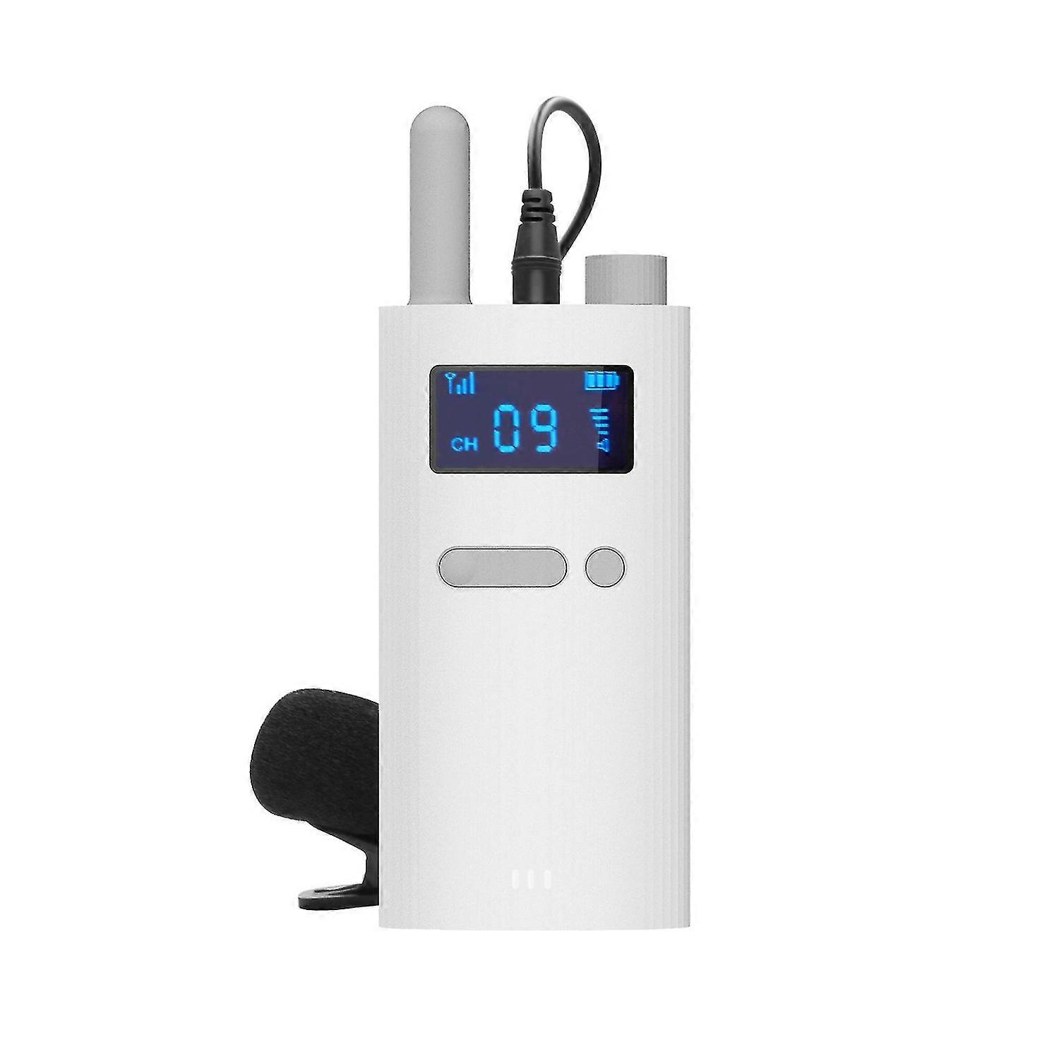2.4G Wireless Microphone with OLED Screen Long Range Multi-Channel Easy Pairing Anti-interference Mi