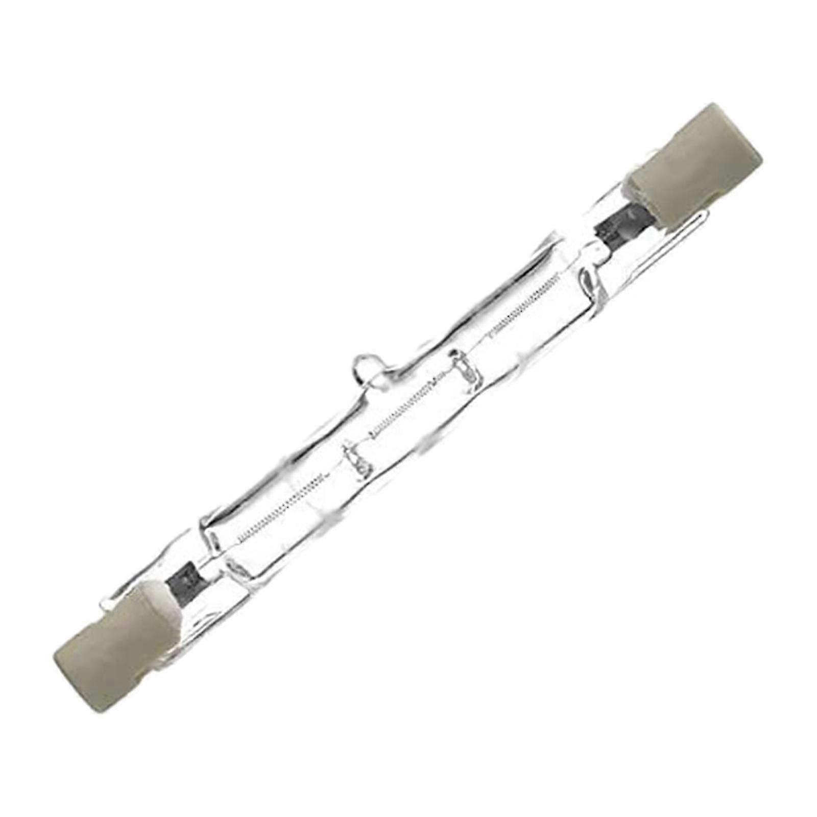 R7S Halogen Linear Light Bulb Warm White 118mm J Type Halogen Light Bulb 360 Beam Angle Dimmable for Work Wall Sconces Floor