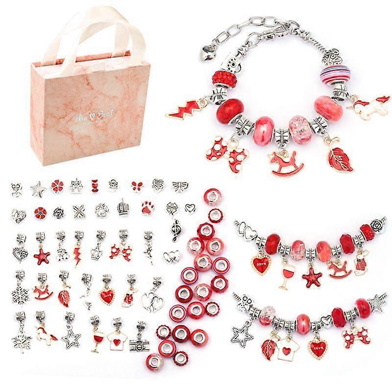 ترقية الملونة كريستال مطرز سوار دي الاطفال مجوهرات يونيكورن لطيف هدية مربع مجموعة