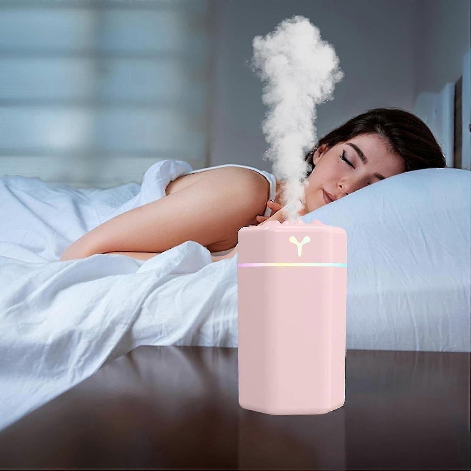 Mini Humidifier Bedroom Personal Humidifier, Pink
