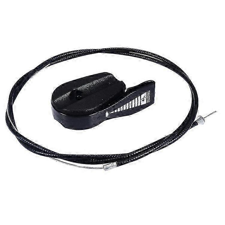 Universal 39" Throttle Cable Switch Control Replacement Kit for Garden Lawn Mowers(Black1m)