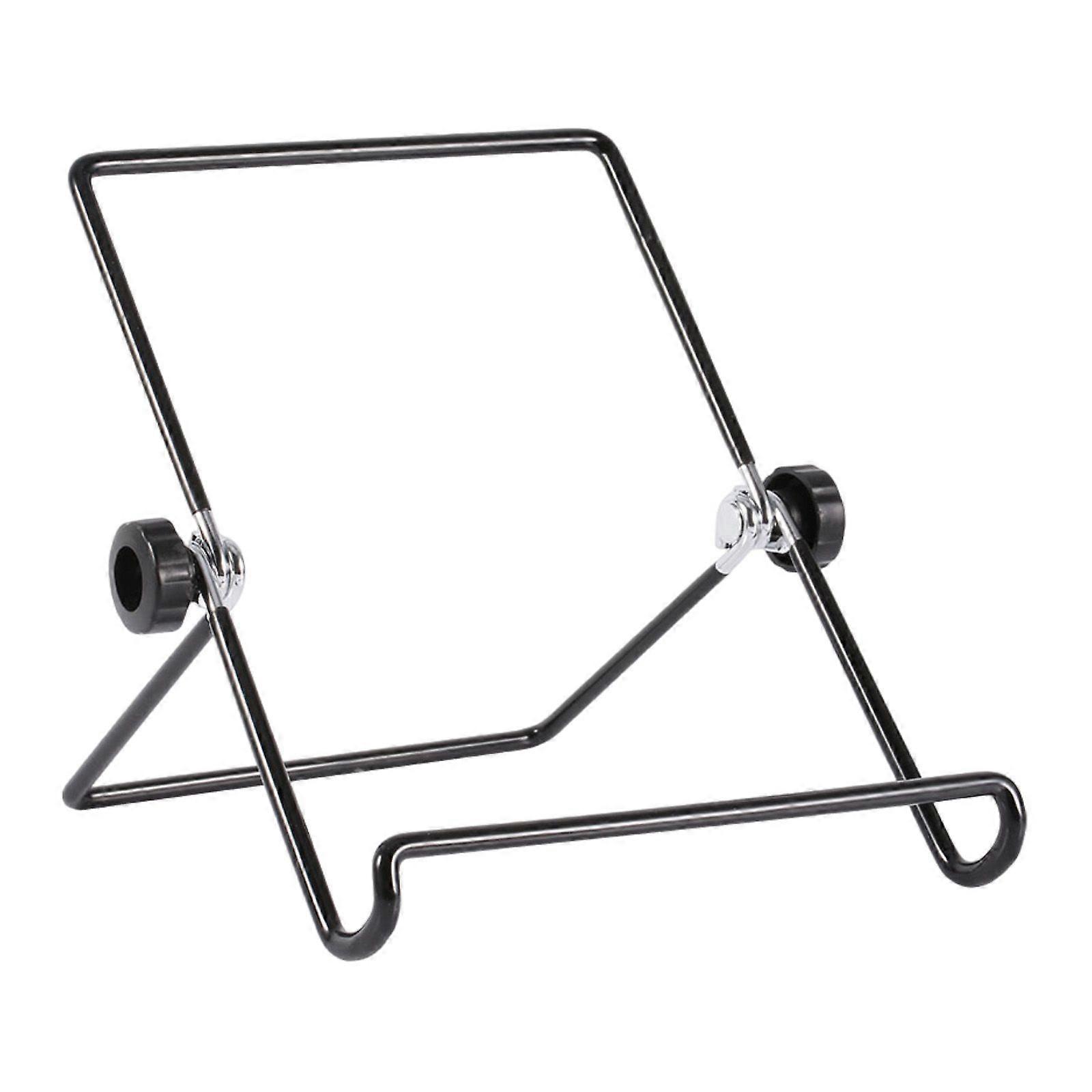 Multi-angle adjustable portable foldable metal anti-slip stand suitable for large size iPad tablets