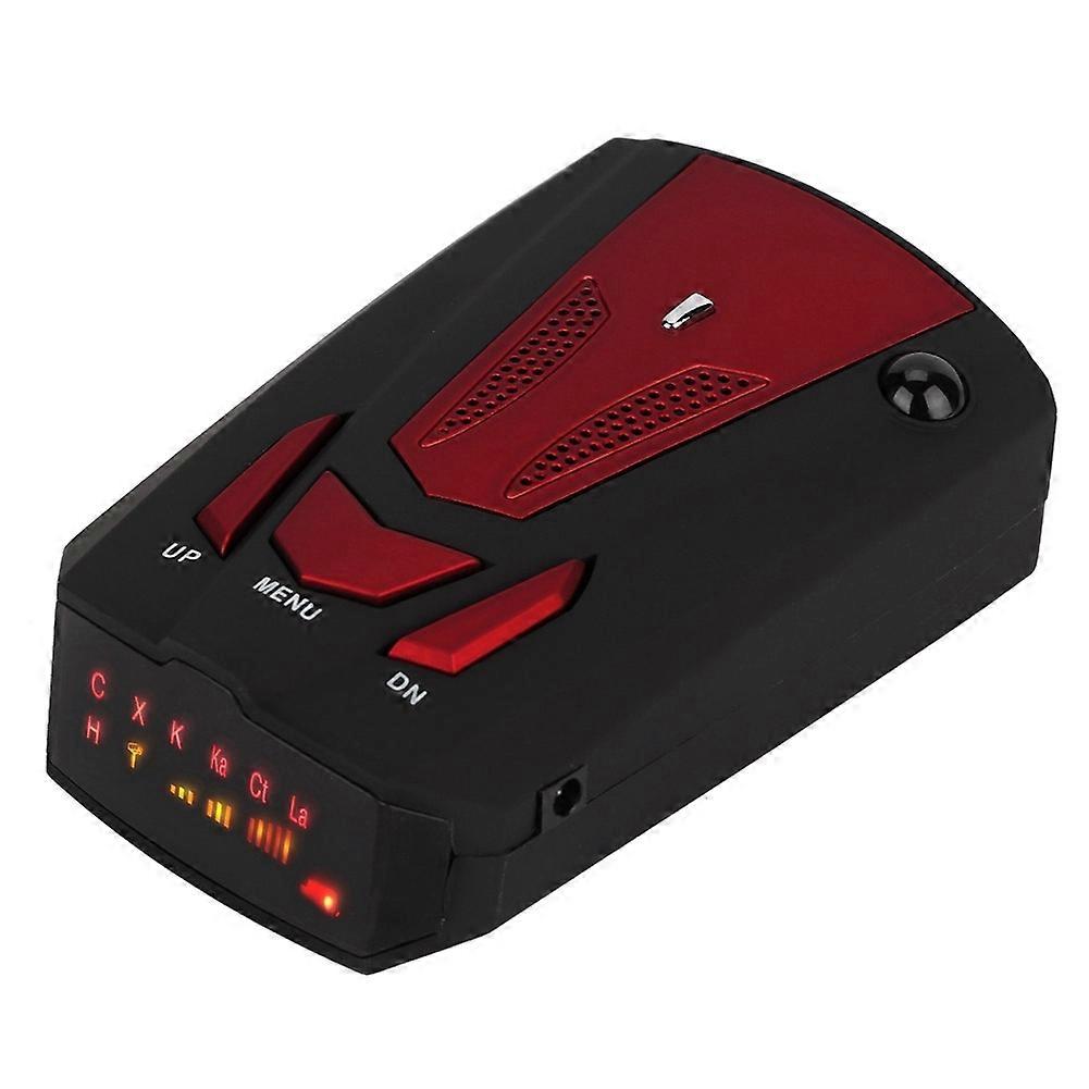 16 Frequency Band 360 Degree V7 GPS Car Speed Safety Voice Alert Laser Radar Detector(Red)