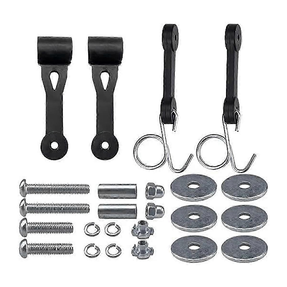 Latch Assembly Bagger Hood Latch Straps Compatible with 42inch and 46inch Deck Yard Lawn Tractors (109808X 160793)