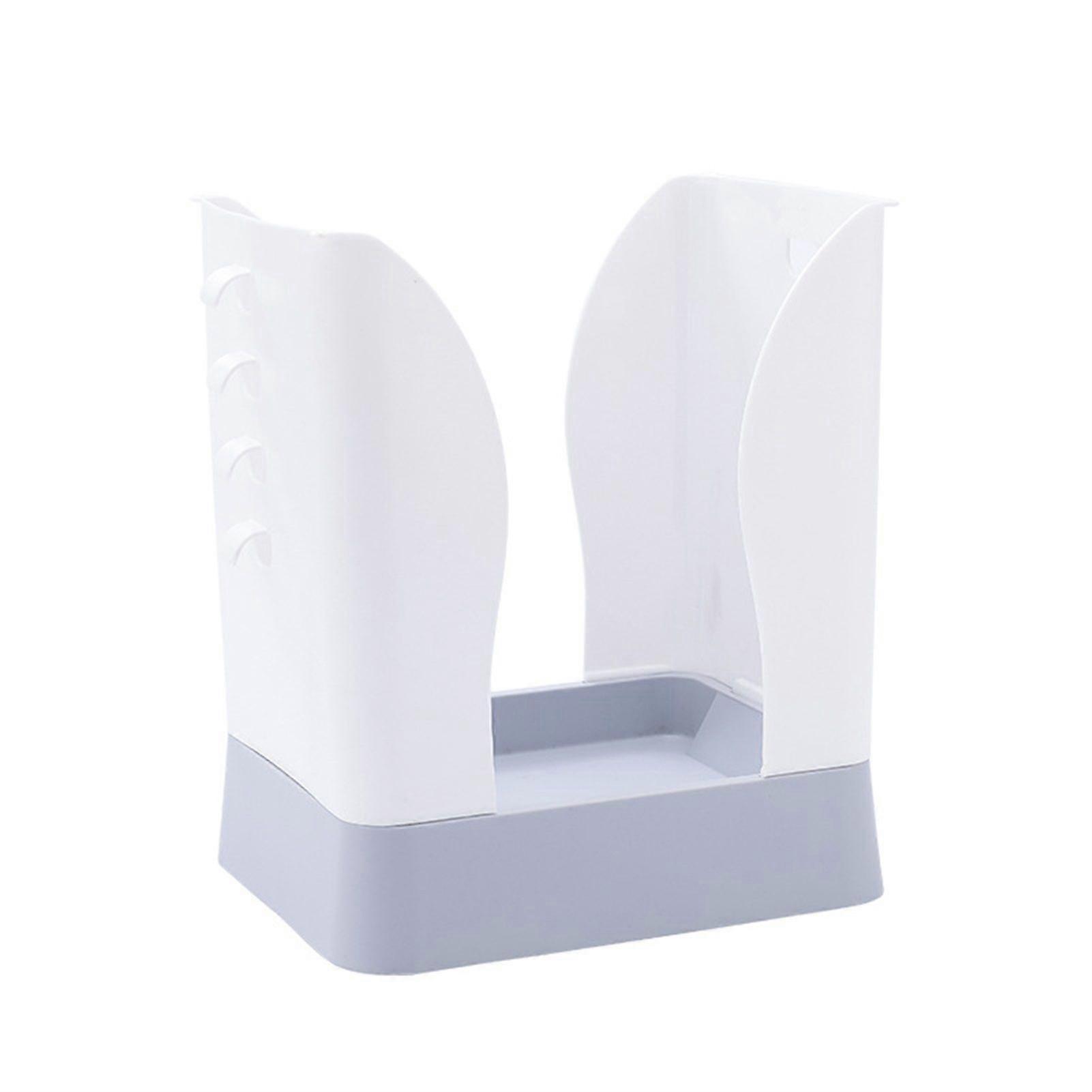 Expandable Plastic Trash Bag Holder for Kitchen and Bathroom