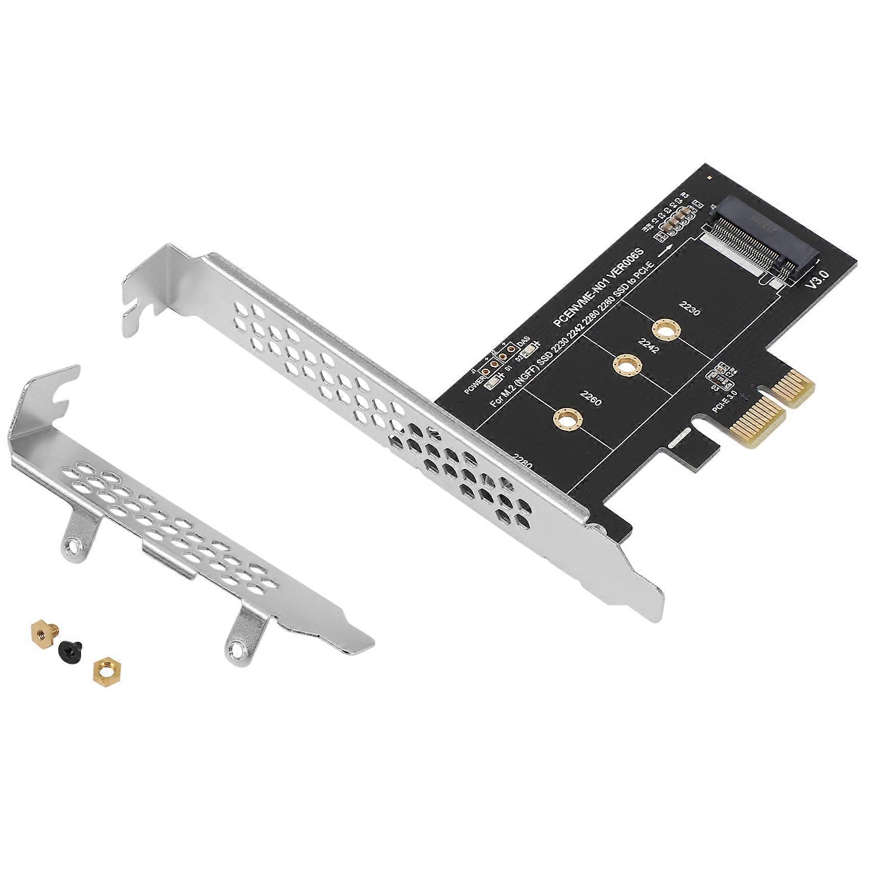 PCIE to M2 Adapter PCI Express 3.0 X1 to NVME SSD M2 PCIE Raiser Adapter Support 2230 2242 2260 2280