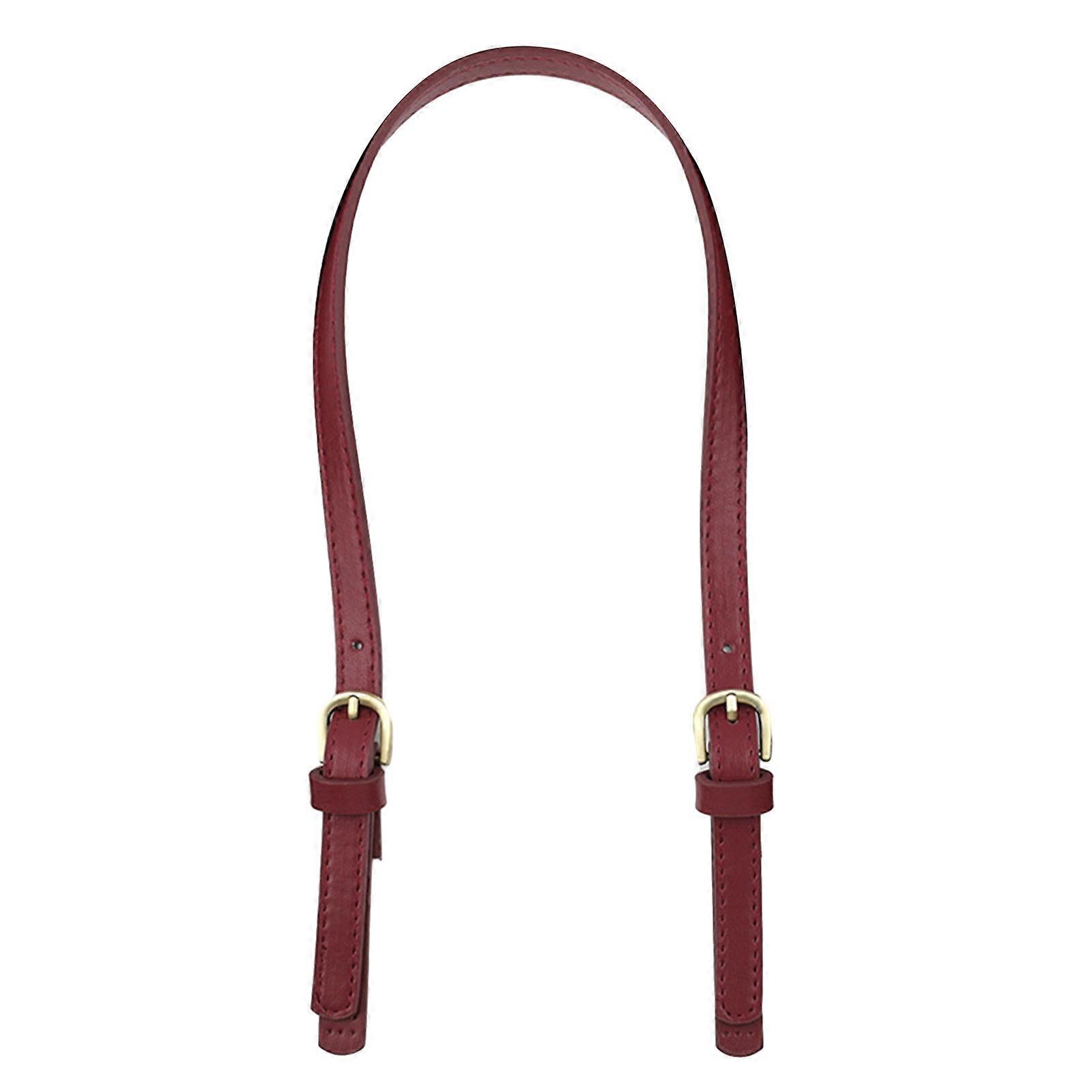 Universal Messenger Bag Strap Detachable & Adjustable Shoulder Straps Versatile Replacement Strap for DIY Purse Making Red Wine