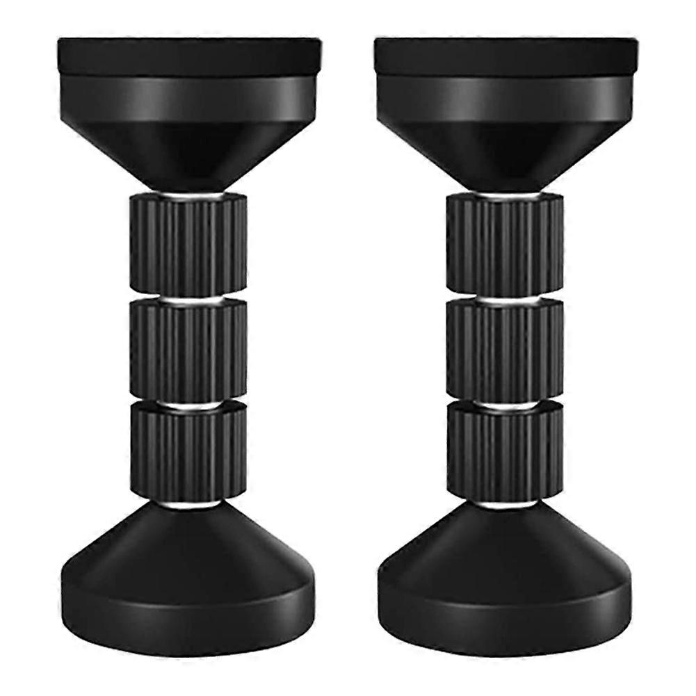Adjustable Threaded Bed Frame Anti-Shake Tool (2Pcs Black )