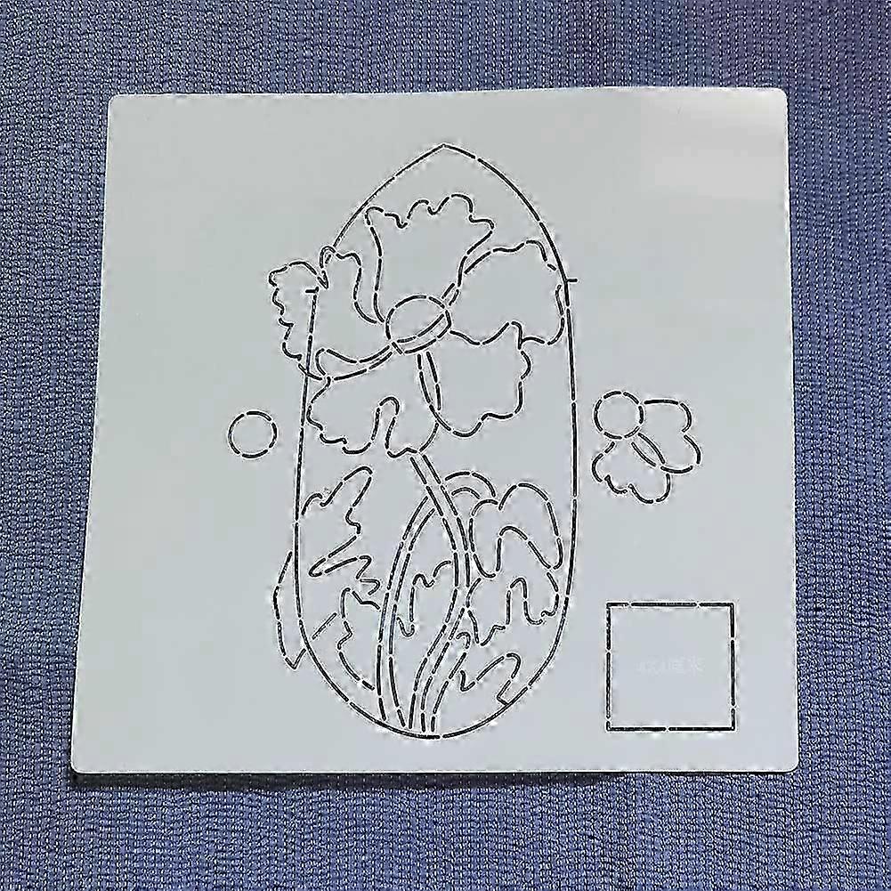 Household Embroidery Template Plastic Patchworks Tool for Embroidery Patchworks Sewing Craft