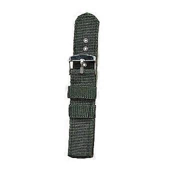 Reloj de pulsera de nailon militar 18 mm 20 mm 22 mm 24 mm Correa de repuesto 20 mm Verde militar