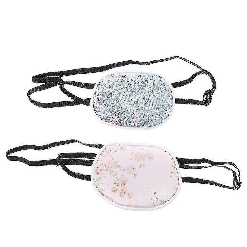 Portable Amblyopia Eye Patches with Corrective Covers 2 Pack in Random Colors