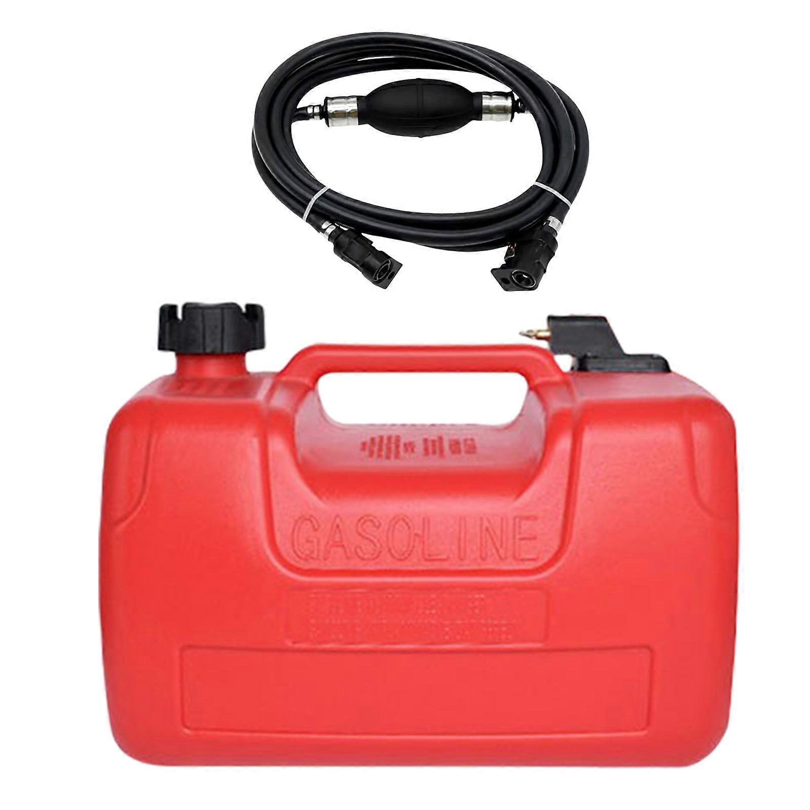 Bombola di gas portatile con pompa a sifone e tubo flessibile Efficiente Bombola di gas Serbatoi di trasferimento del carburante 12/24L per auto tosaerba Barche
