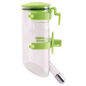 Drip free open top refill feeder hook for cages, crates