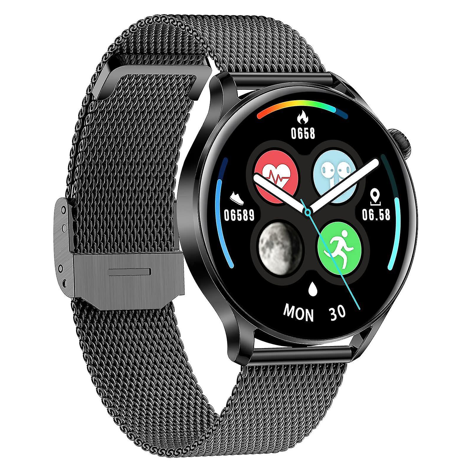 Chronus Smart Watch für Android-Handys Ios, Fitness Tracker Uhr mit Bluetooth Call Music Player Ip67 Wasserdichte Smart Watch Schrittzähler Kalorien für