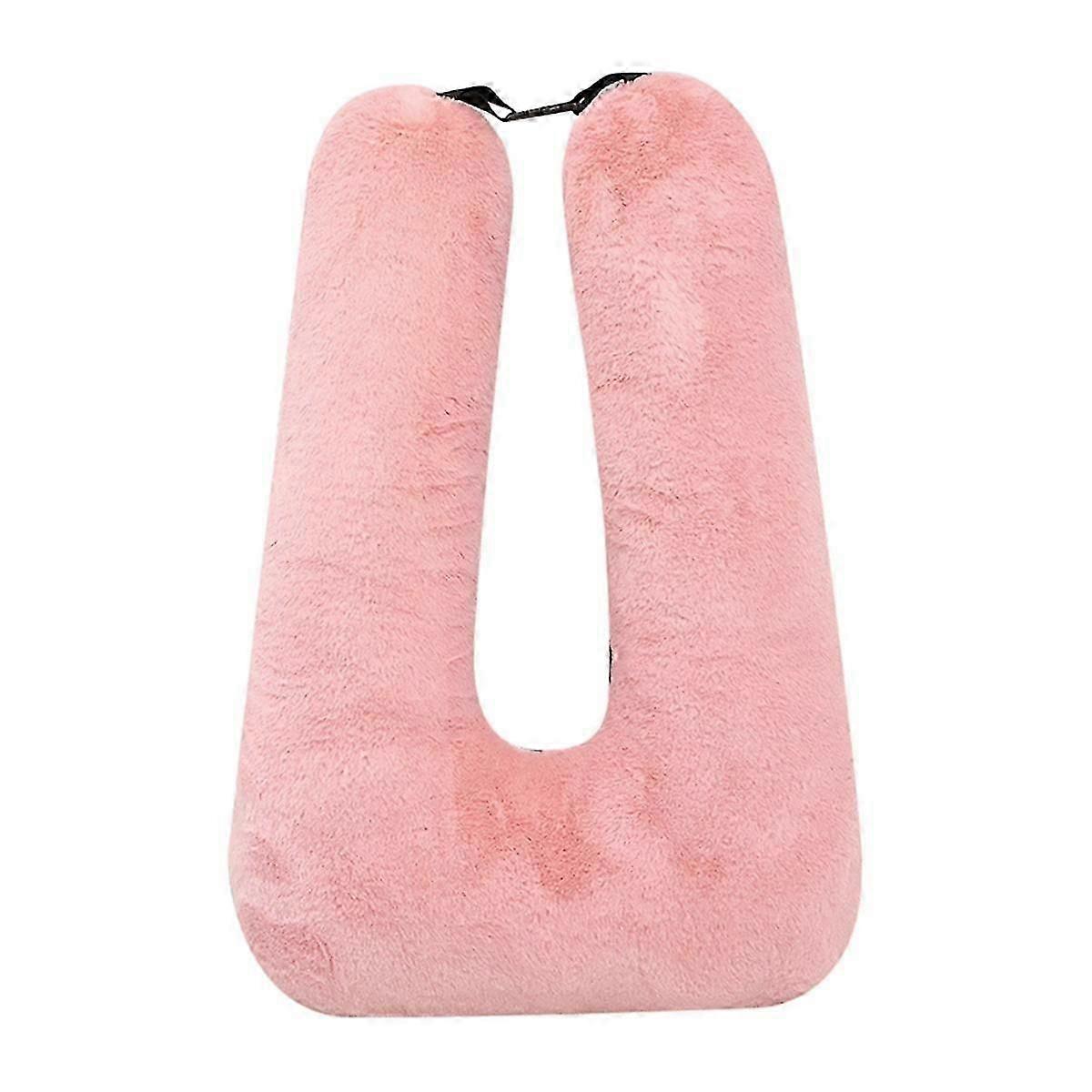 Travel Pillow, Children'S Travel Pillow, Multifunctional Car UShaped Pillow,Rear Seat Supports and Body(Pink)
