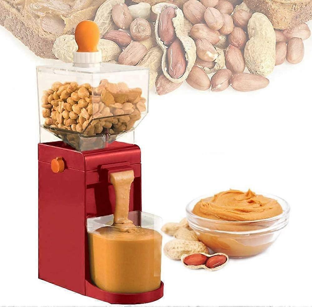 Sesame Sauce Nut Grinder Electric Peanut Butter Maker 500ML Portable Kitchen Grain Mill for Home and Commercial Use